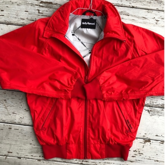 HELLY HANSEN Helly tech nylon red jacket/like new/unisex S - Picture 1 of 8